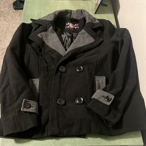YMI Black and gray Peacoat